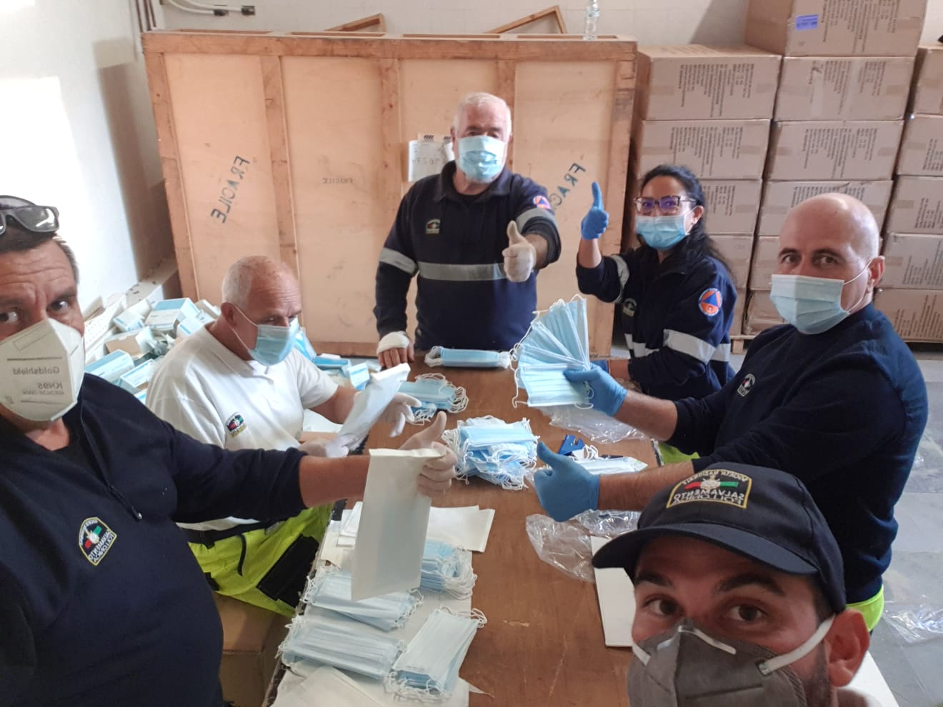 distribuzione mascherine